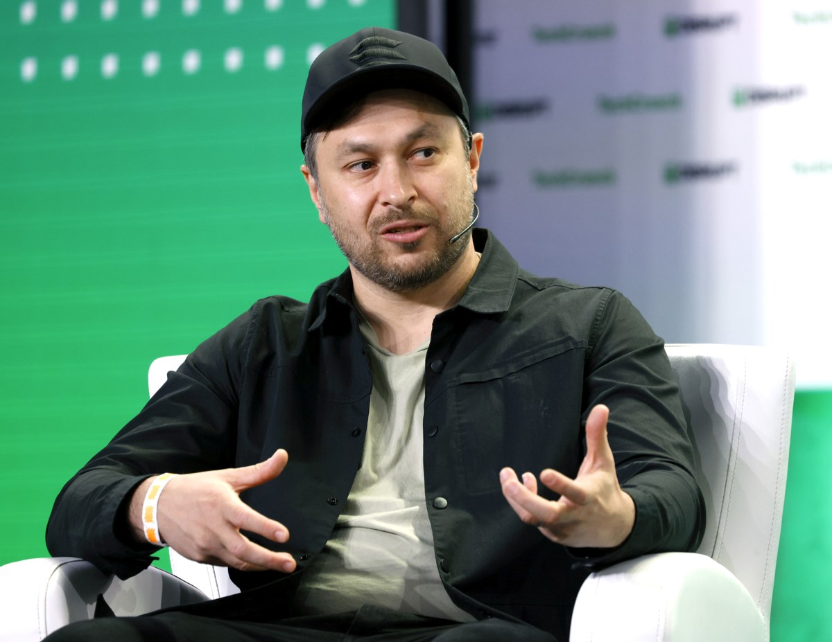 Anatoly ‘Toly’ Yakovenko speaking at TechCrunch Disrupt 2022